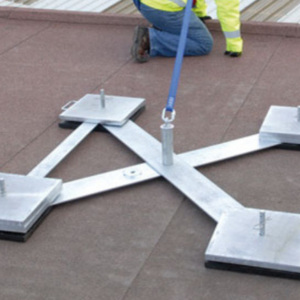 Installation point d'ancrage
